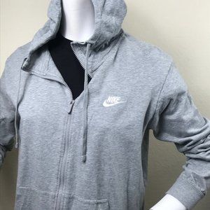 Grey Nike Zip Up Jacket